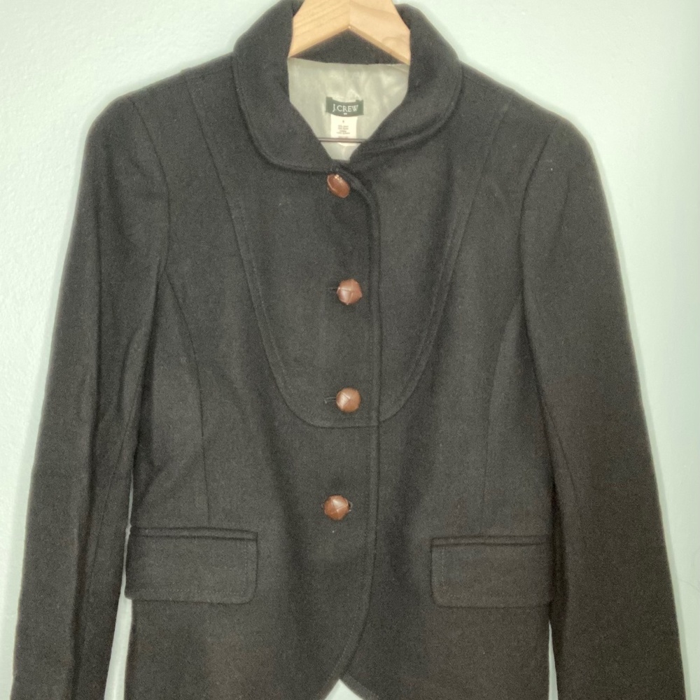 JCrew Black Wool Blazer